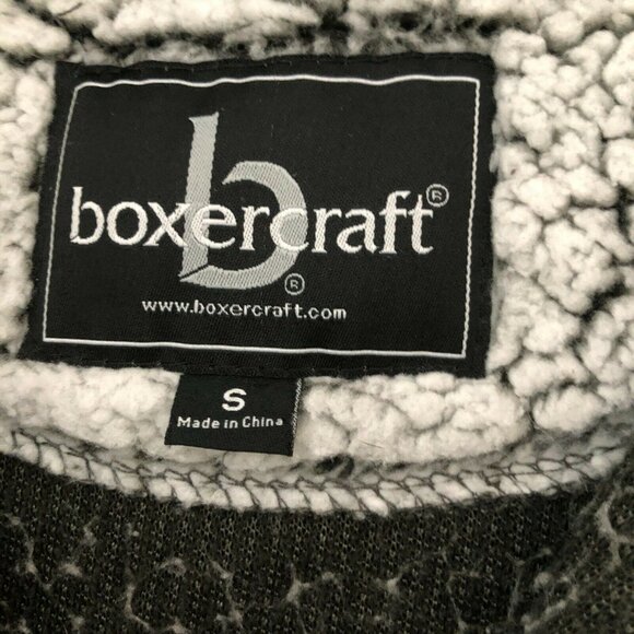 Boxercraft Sherpa Fleece Pullover SWEAWomens Small Gray 1/4 Zipper Top Sweatshir - Picture 7 of 8